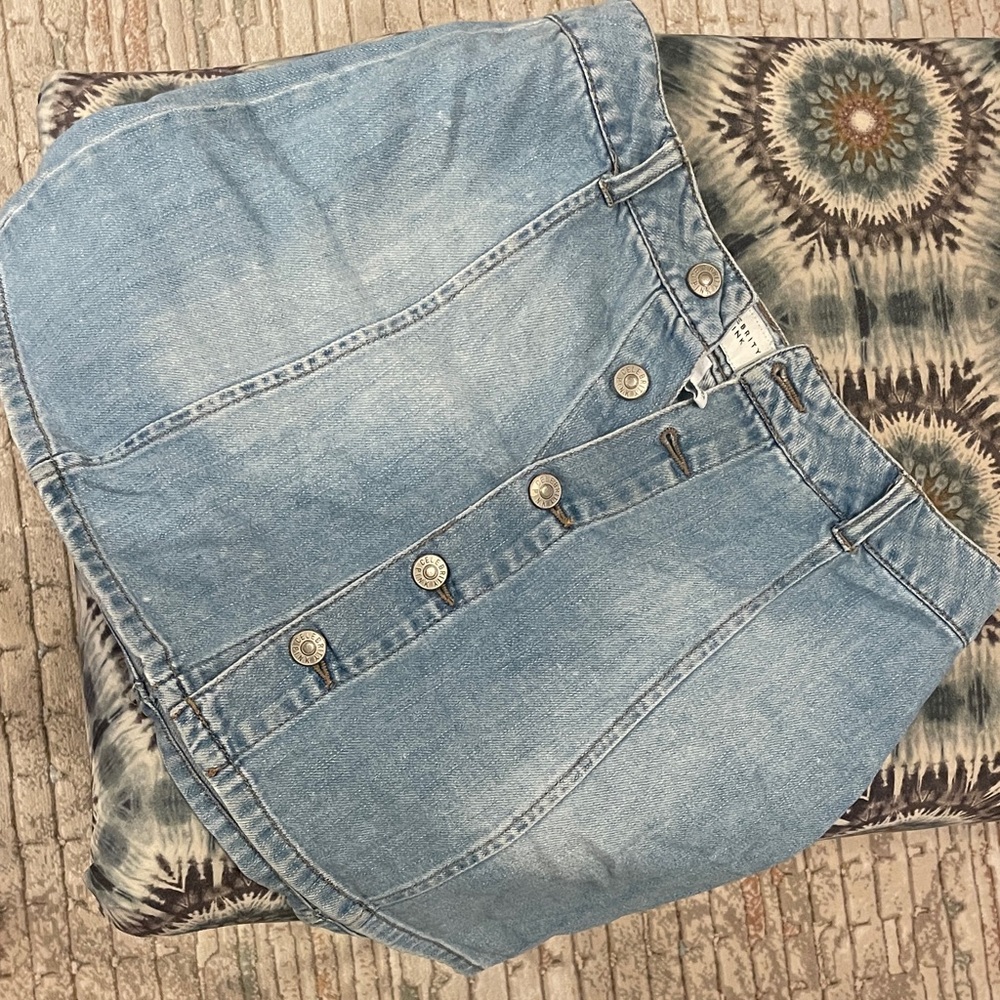 Celebrity Pink Light Blue Denim Skirt